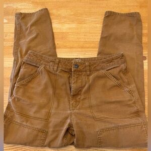 REI Co-op Trailsmith Pants Double Knee Walrus Brown Straight Leg Hiking-12